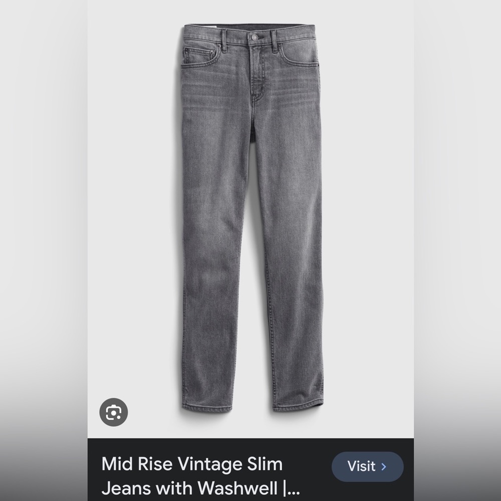 Gap vintage slim mid rise jeans